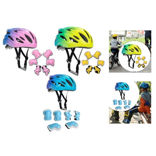 Kids bike set mit knieschern - kids,