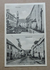 orig. AK Hirschau Amberg-Sulzbach Oberpfalz / Bahnhofstraße /gel.1926