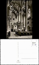 Ulm a. d. Donau Taufstein im südl. Seitenschiff des Münsters 1959