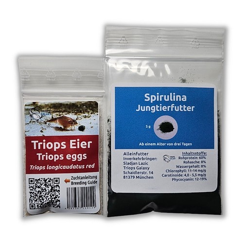 Triops long red starterpack - red,