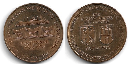 Medaille hamburg der - hamburg,
