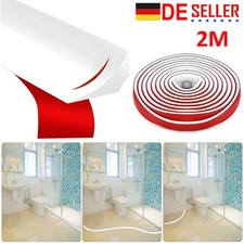 Bad Wasserbarriere Trocken & Nass Wassersperre Badezimmer Duschtürdichtung 2M DE