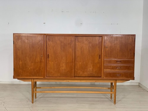 Danish teak highboard - danish,