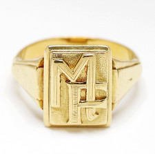 Siegelring 18 Karat 750 Gold