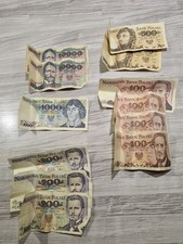 12 Banknoten Polen, Narodowy Bank Polski, 100 - 10000 Zlotych