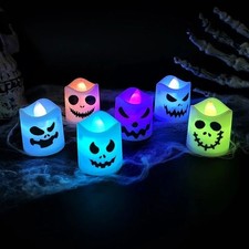 6 Stück Halloween LED Geist