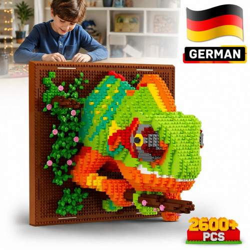 Baukasten chamäleon - baukasten,