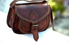 Damen Retro Vintage Leder Tasche Schultertasche Umhängetasche Hand tasche inden