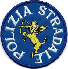 ITALIEN Polizia STRADALE  Police Patch Polizei Abzeichen Italia MILANO Rom ROMA