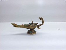 Vintage Messing Öllampe L=15cm