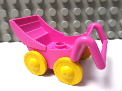 Lego duplo kinderwagen - kinderwagen, pink