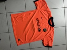 Fußballtrikot Barcelona, Größe L, #10 Messi, signalrot/dunkelblau