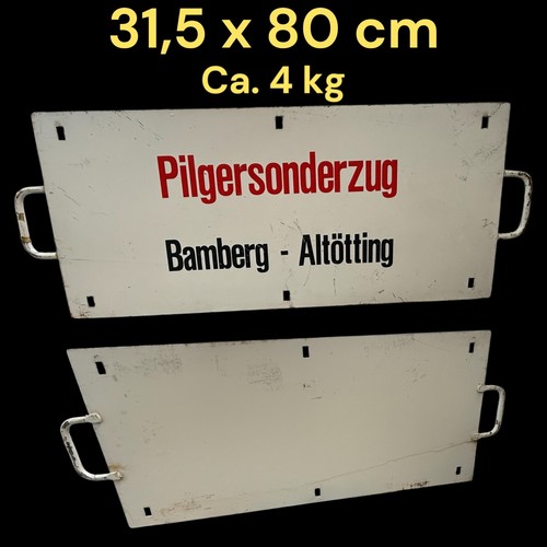 Original alt zuglaufschild - alt, db