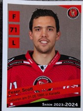 Eispiraten Crimmitschau 2023/24 Eishockey DEL2 Scott Feser 170 Sticker