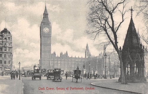 London clock tower houses - houses, of