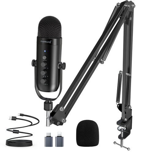 Usb podcast mikrofon set - mikrofon,