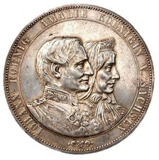 Sachsen doppeltaler 1872 - 1872, b
