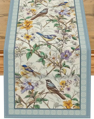 Tischläufer tischdecke vögel - tischläufer,