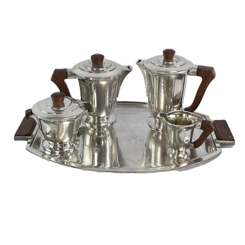 Art deco kaffee - deco, versilbert