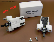 Netzschalter Ersatz Petrick 285/1 für PHILIPS Tonbandgeräte N 9199 / SA 9197