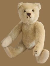 Antiker weisser STEIFF Original Teddy / Teddybär mit Vorkriegs - Knopf, 30 cm