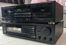 Onkyo TX-7620 Tuner Amplifier R1 Mit Onkyo TA-RW25 Cassette Deck , Japan 