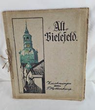 Antike Mappe Druck gebunden