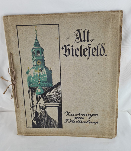 Antike mappe druck gebunden - druck,