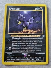 Pokémonkarte Kramurx 24/111 Neo Genesis Original Deutsch