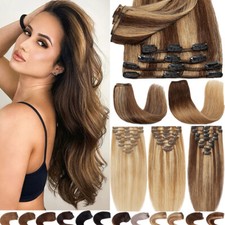 8 Tressen Clip in Extensions