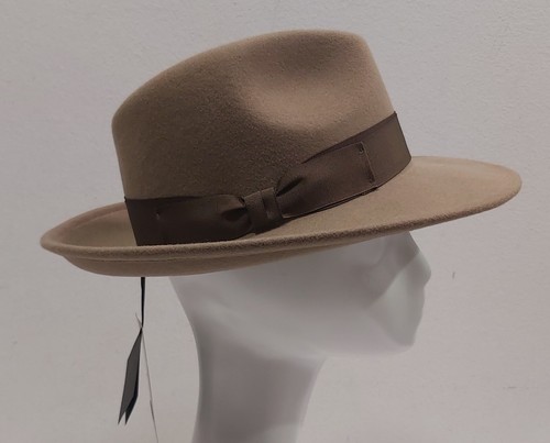 Hut beige kamel filz - beige,