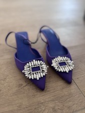 Zara Slingback Pumps Ballerina Mules NEU Gr. 38