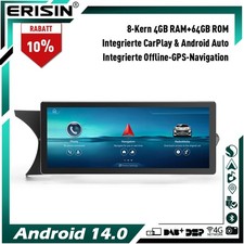 10.25" 8-Kern Android 14 Autoradio GPS Navi Mercedes C-Klasse W204 S204 NTG 4.5