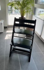 Stokke Hochstuhl Massiv Tripp Trapp  Kaum Benutzt Sonderedition Schwarz Eiche
