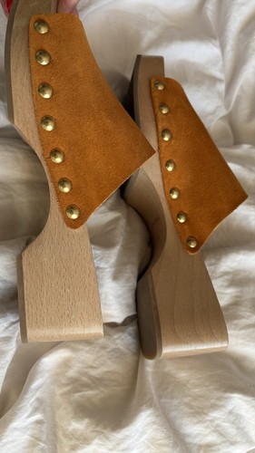 Neu clogs leder - clogs, vorne