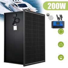 200W 12V Monokristallin Solarpanel Solarmodul Photovoltaik Wohnmobil 200 Watt DE
