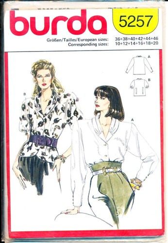 Burda 5257 schnittmuster - 5257,