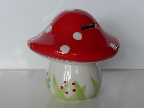 Spardose fliegenpilz - spardose,