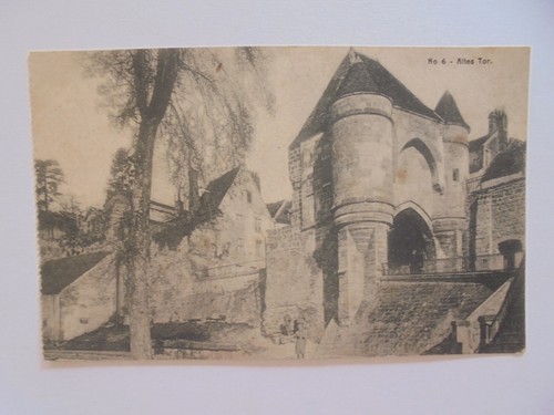 Postkarte altes tor 6 - tor,, nr.6