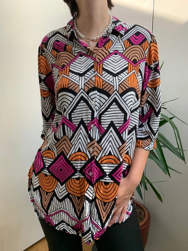 Vintage bluse mit - bluse,