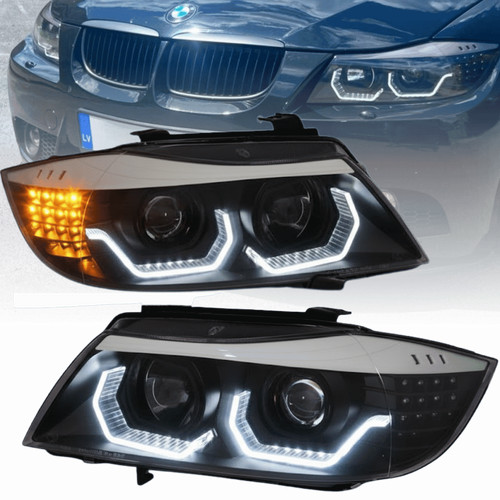 Led angel eyes scheinwerfer - 3d,