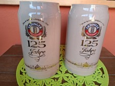 2x Masskrug Steinkrug Bierkrug