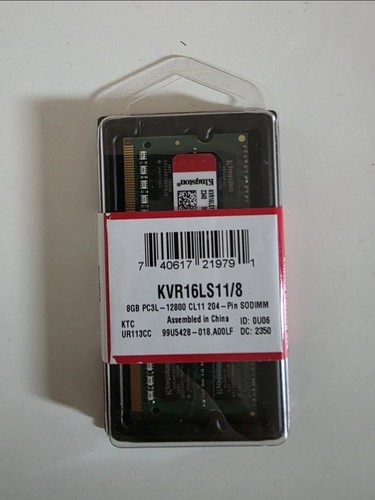 Kingston dimm kvr16s11 8 - kingston, so-dimm
