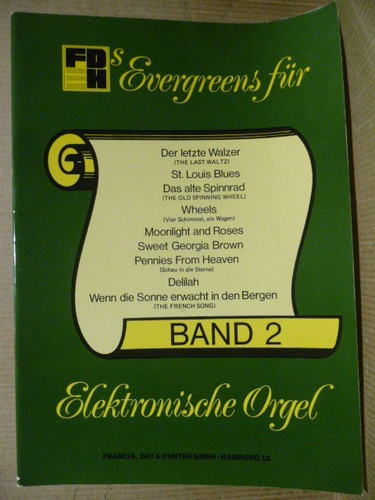 Notenheft evergreens für - evergreens,