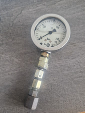 TECSIS Manometer 0-160 bar Edelstahl Ø 67mm INDEX Traub CNC