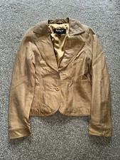 Womens barneys leather jacket - leather,