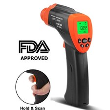 BTMETE Digital Infrarot Thermometer Lasergewehr IR Pyrometer Temperaturmessgerät