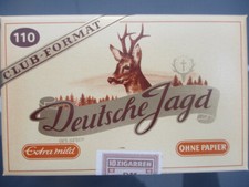 alte Zigarrenkiste, Schachtel  Deutsche Jagd, aus DM-Zeiten, ungeöffnet