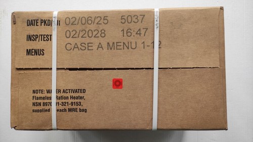 Mre karton case insp - a,,