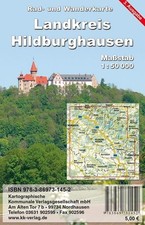 Landkreis Hildburghausen 1 : 50 000 Rad- und Wanderkarte Rad- und Wanderkarte
